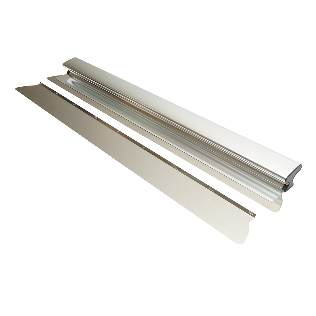 Frattazzo professionale in acciaio inox da 95 cm con 2 lame 8,8 × 100 cm - immagine 3