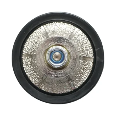 Fresa diamantata mezza asta B15, D65mm, raggio 15mm, filettatura M14 per bordi in marmo - immagine 3