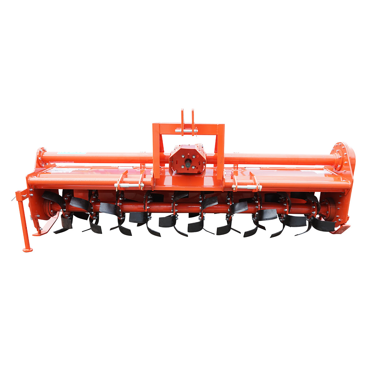 Fresatrice agricola per trattore - 240 cm di lavoro, 60 lame, attacco a 3 punti, albero cardanico con frizione incluso, Zappatrice per trattore - immagine 2