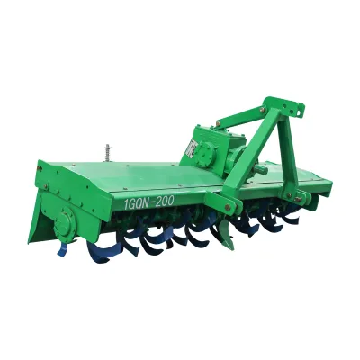 FRESATRICE AGRICOLA PER TRATTORE 200 cm, 58 lame, attacco a 3 punti, 60-90 CV, albero cardanico incluso, Zappatrice per trattore - immagine 2