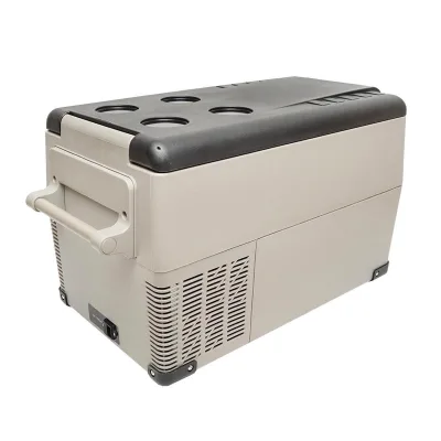 Frigorifero auto con compressore 35L 12-24-220V 60W Frigorifero portatile Frigorifero per Auto 220V/12V Congelatore Portatile per Auto -18℃-20 ℃ - immagine 3
