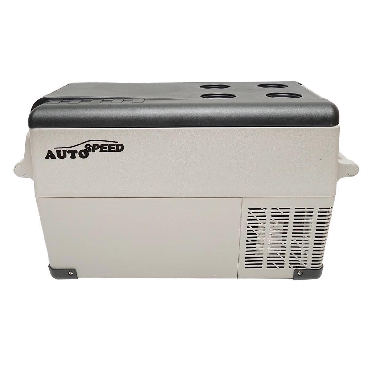 Frigorifero auto con compressore 35L 12-24-220V 60W Frigorifero portatile Frigorifero per Auto 220V/12V Congelatore Portatile per Auto -18℃-20 ℃ - immagine 2