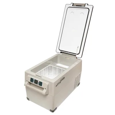Frigorifero auto con compressore 35L 12-24-220V 60W Frigorifero portatile Frigorifero per Auto 220V/12V Congelatore Portatile per Auto -18℃-20 ℃ - immagine 4