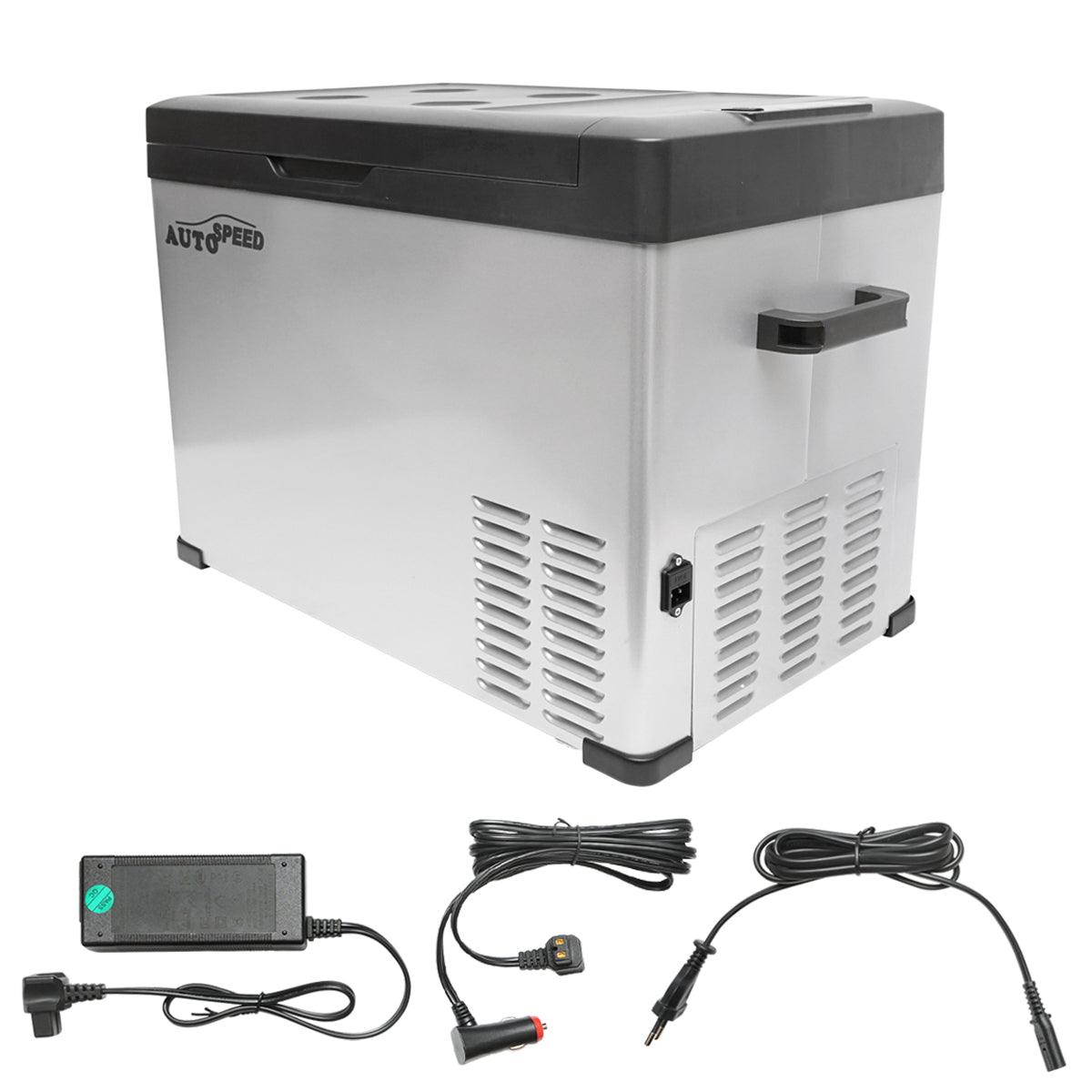 Frigorifero auto con compressore 40L 12-24-220V 60W, Bluetooth Frigorifero portatile Frigorifero per Auto 40L 12-24-220V 60W, Bluetooth Congelatore Portatile per Auto -20℃ +20 ℃
