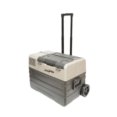 Frigorifero per auto tipo trolley con compressore da 60W, capacità 42L, tensione di alimentazione 12-24V min -20 max +20