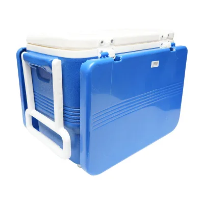Frigorifero per picnic da 45L, blu, con mensola, Breckner Germany. - immagine 4