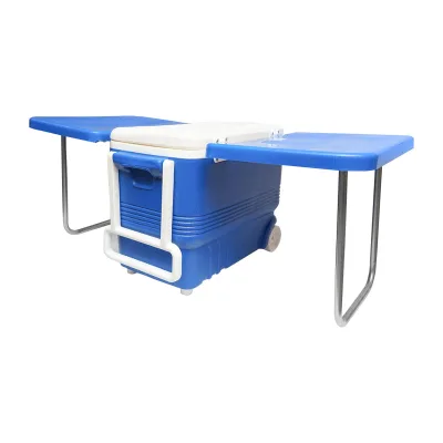 Frigorifero per picnic da 45L, blu, con mensola, Breckner Germany. - immagine 2