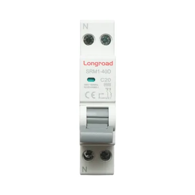 Fusibile automatico bipolare 1P+N, 20A, 4,5kA Longroad