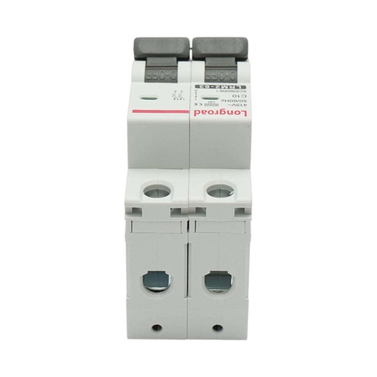 Fusibile automatico MCB 2P 10A 415VAC Longroad - immagine 4