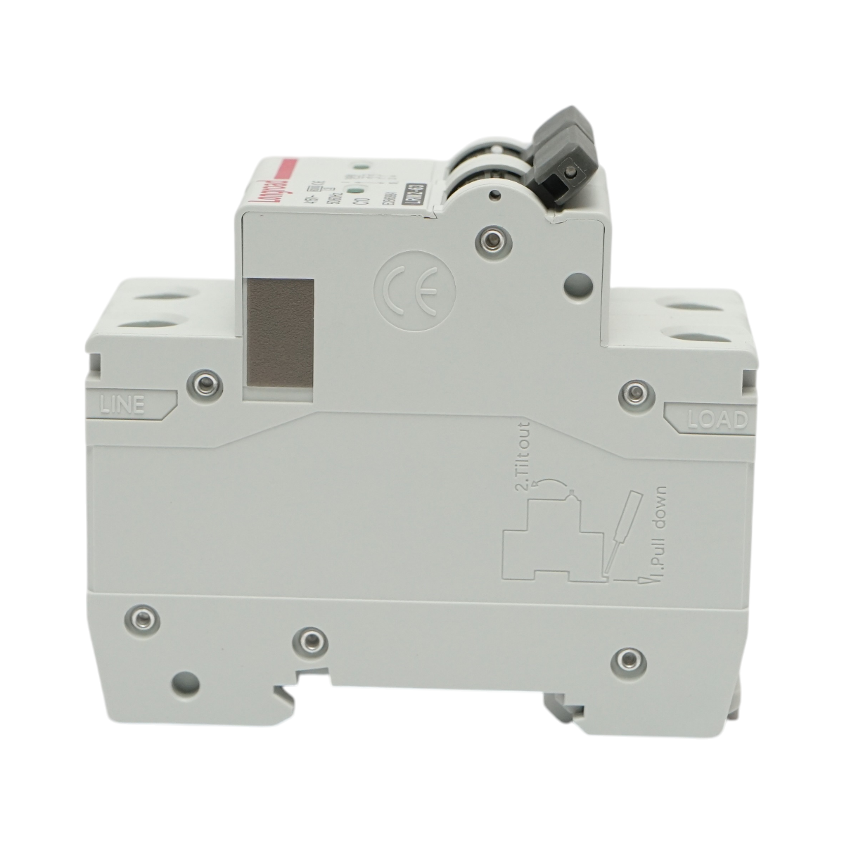 Fusibile automatico MCB 2P 10A 415VAC Longroad - immagine 3