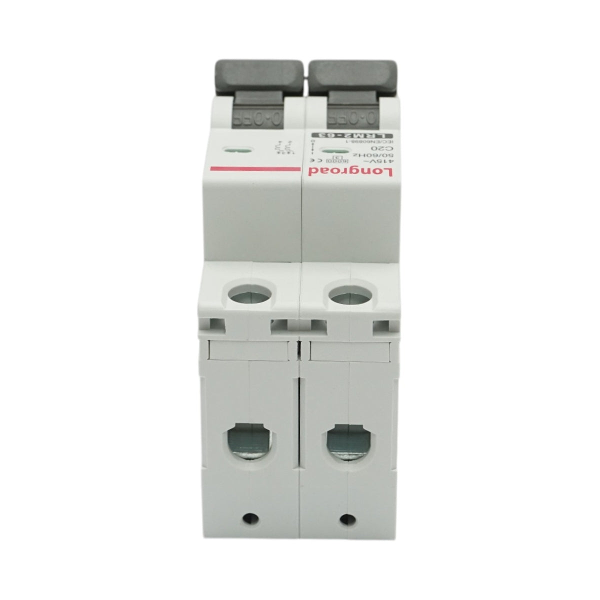 Fusibile automatico MCB 2P 20A 415VAC Longroad - immagine 4
