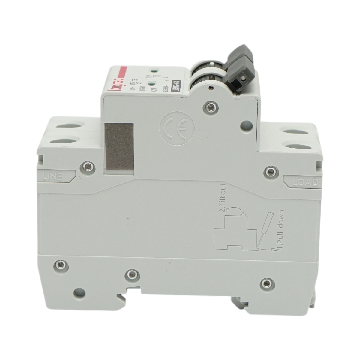 Fusibile automatico MCB 2P 20A 415VAC Longroad - immagine 3