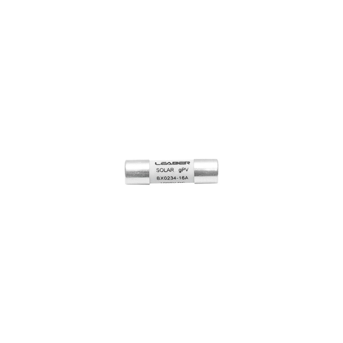 Fusibile cilindrico BX0234 per impianti solari gPV, 16A, 1000V Leader