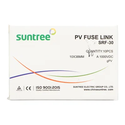 Fusibile cilindrico SRF-32 per sistemi solari gPV, 10A, 1000V Suntree - immagine 3