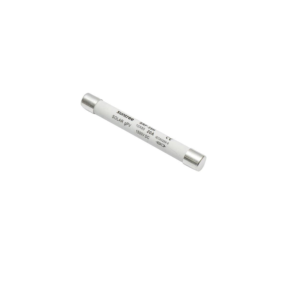 Fusibile cilindrico SRF-35H per sistemi solari gPV, 20 A, 1500 V Suntree - immagine 3
