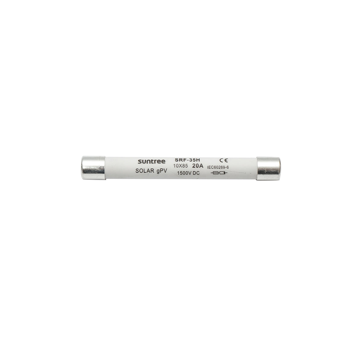 Fusibile cilindrico SRF-35H per sistemi solari gPV, 20 A, 1500 V Suntree