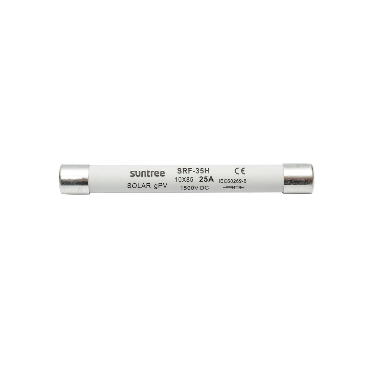 Fusibile cilindrico SRF-35H per sistemi solari gPV, 25 A, 1500 V Suntree