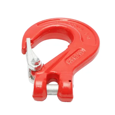 Gancio con bullone e sicurezza per catena a maglie da 10 mm, carico massimo supportato 3,15 T - immagine 3