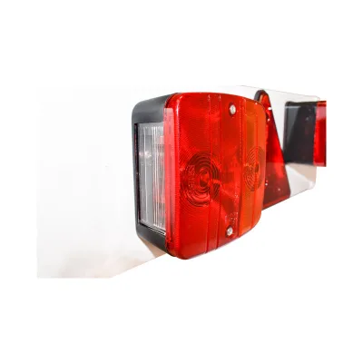 Supporto universale per gancio traino , 1220 mm, 2 lampade, 1 fendinebbia, 2 triangoli riflettenti, cavo da 6 m e presa da 12 V a 7 pin - immagine 3