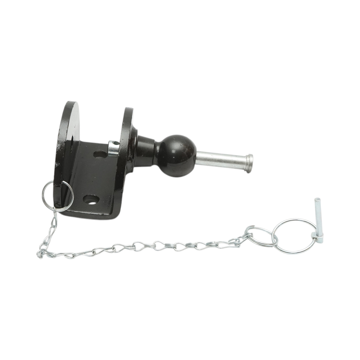 Gancio di traino con bullone, sfera e fermo di sicurezza, carico massimo 3000Kg - immagine 3