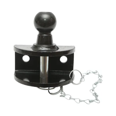 Gancio di traino con bullone, sfera e fermo di sicurezza, carico massimo 3000Kg