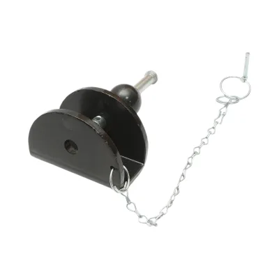 Gancio di traino con bullone, sfera e fermo di sicurezza, carico massimo 3000Kg - immagine 4