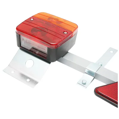 Supporto universale per gancio traino ,  Regolabile 1-1,6 m con lampade, cavo 2,5/6 m e spina a 7 poli Breckner Germany - immagine 5