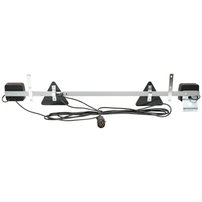 Supporto universale per gancio traino ,  Regolabile 1-1,6 m con lampade, cavo 2,5/6 m e spina a 7 poli Breckner Germany - immagine 4