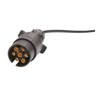 Supporto universale per gancio traino regolabile 1000-1600 mm 2x lampada LED, 2x triangolo riflettente, cavo da 6 m e presa a 7 pin 12/24 V - immagine 6