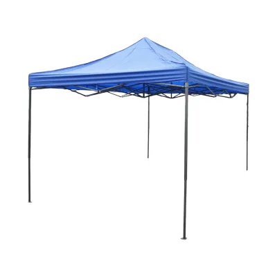 Gazebo  blu 3x4,5 m, altezza regolabile e pieghevole