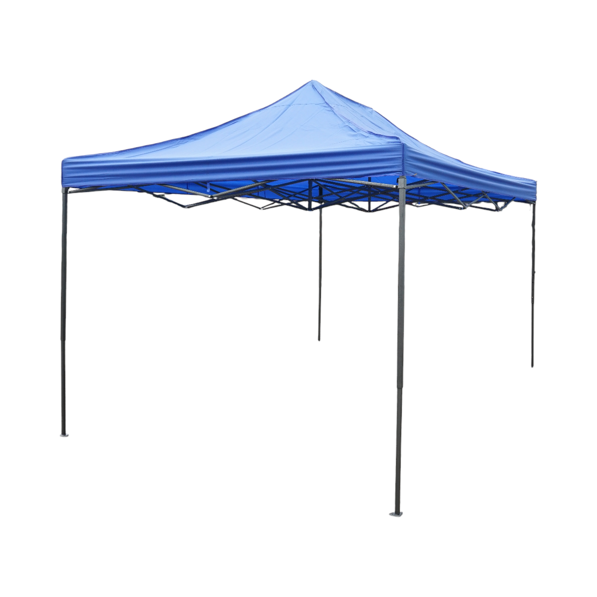Gazebo  blu 3x4,5 m, altezza regolabile e pieghevole