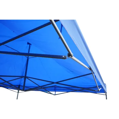 Gazebo  blu 3x4,5 m, altezza regolabile e pieghevole - immagine 4