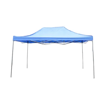 Gazebo  blu 3x4,5 m, altezza regolabile e pieghevole - immagine 2