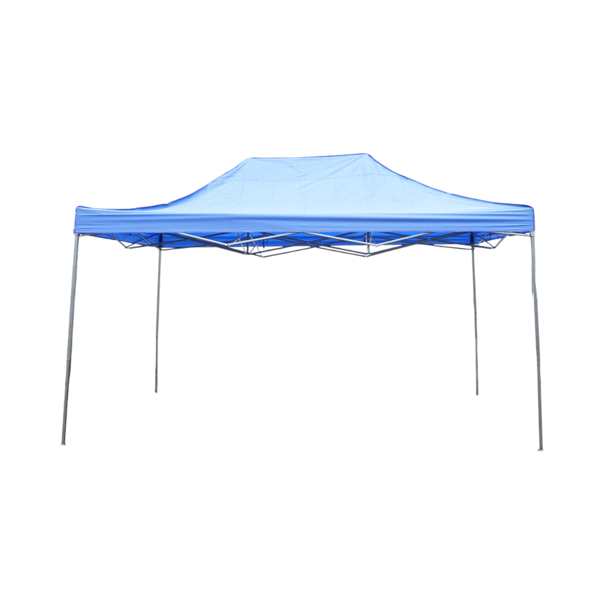 Gazebo  blu 3x4,5 m, altezza regolabile e pieghevole - immagine 2