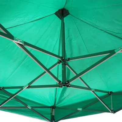 Gazebo  verde 2x2 m, altezza regolabile, pieghevole Breckner Germany - immagine 4