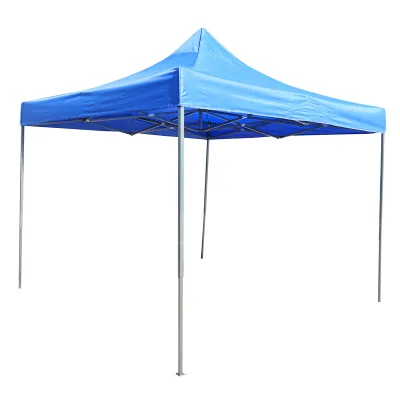 Gazebo a padiglione pieghevole blu 3x3 m, altezza regolabile. Breckner Germany - immagine 3