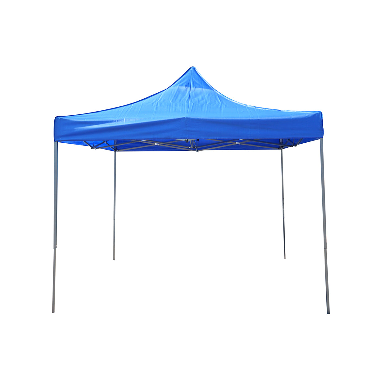 Gazebo a padiglione pieghevole blu 3x3 m, altezza regolabile. Breckner Germany - immagine 2