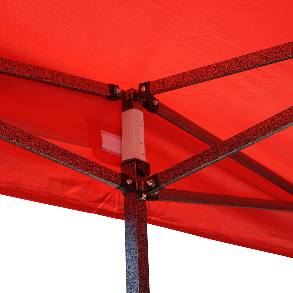 Gazebo a padiglione pieghevole rossa 3x6 m, altezza regolabile Breckner Germany - immagine 5