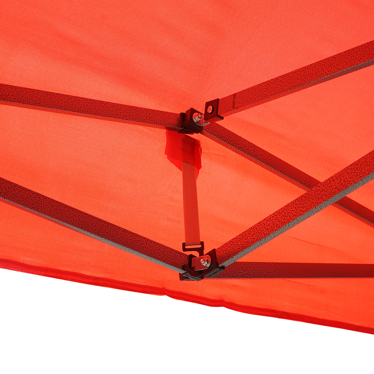 Gazebo a padiglione pieghevole rossa 3x6 m, altezza regolabile Breckner Germany - immagine 6