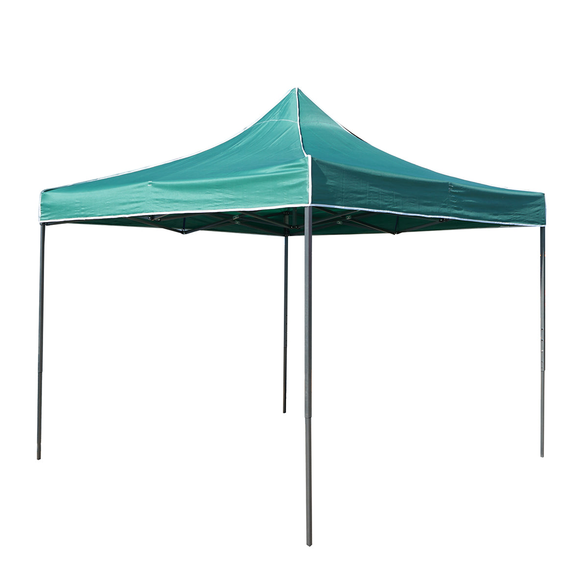 Gazebo a padiglione pieghevole verde 3x3 m, altezza regolabile. Breckner Germany