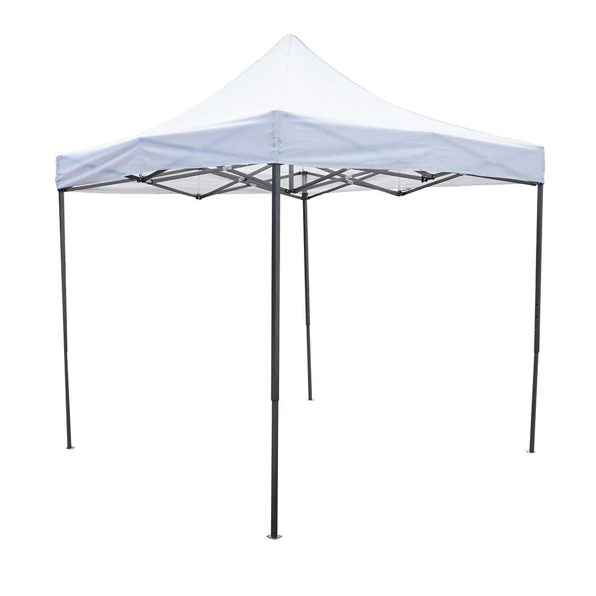 Gazebo bianco 2.5x2.5 m, altezza regolabile, pieghevole Breckner Germany - immagine 3