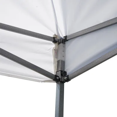 Gazebo bianco 3x6 m, altezza regolabile, pieghevole Breckner Germany - immagine 6