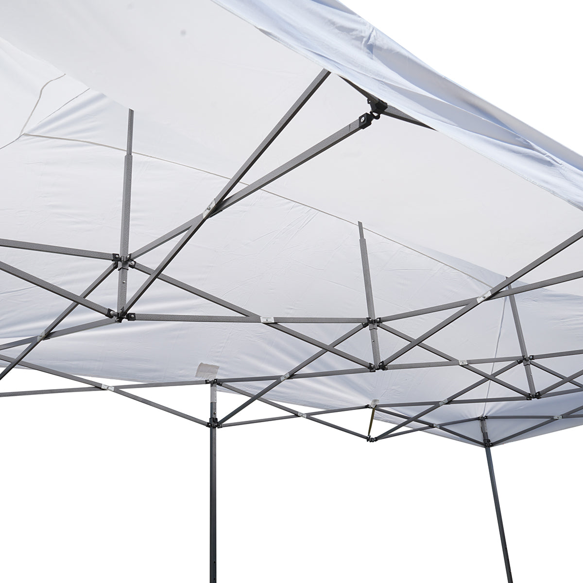 Gazebo bianco 3x6 m, altezza regolabile, pieghevole Breckner Germany - immagine 5