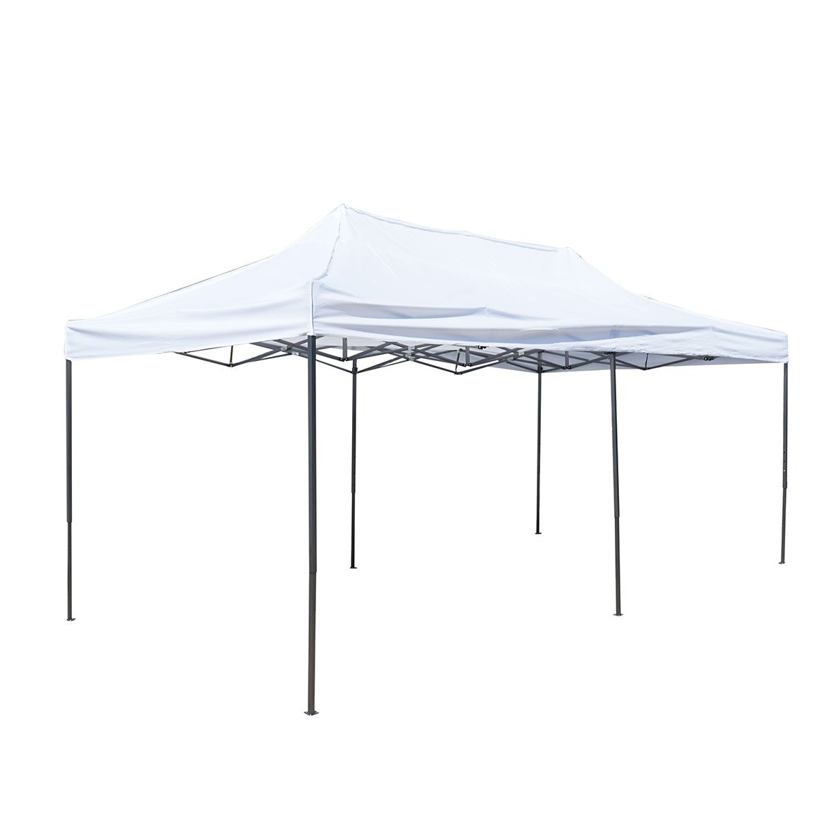Gazebo bianco 3x6 m, altezza regolabile, pieghevole Breckner Germany - immagine 4