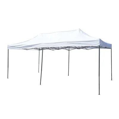 Gazebo bianco 3x6 m, altezza regolabile, pieghevole Breckner Germany - immagine 2