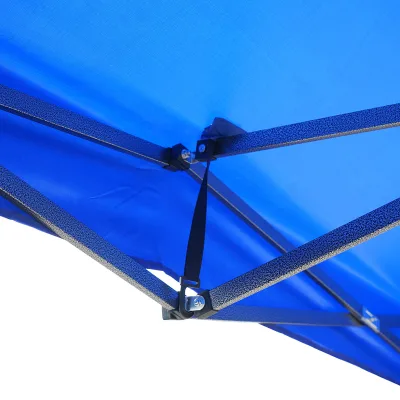 Gazebo blu 2.5x2.5 m, altezza regolabile, pieghevole Breckner Germany - immagine 6