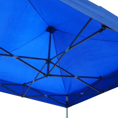 Gazebo blu 2x2 m, altezza regolabile, pieghevole Breckner Germany - immagine 4