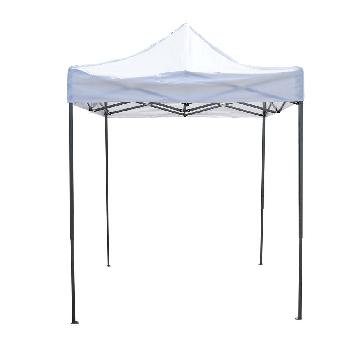 Gazebo e bianco 2x2 m, altezza regolabile, pieghevole Breckner Germany - immagine 2