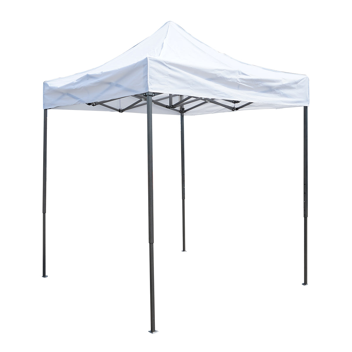Gazebo e bianco 2x2 m, altezza regolabile, pieghevole Breckner Germany - immagine 3