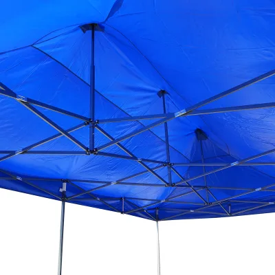 Gazebo padiglione 3x6 m blu, pieghevole, altezza regolabile Breckner Germany - immagine 4